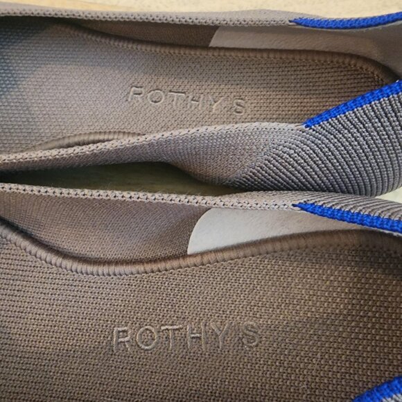 Rothy's Shoes Womens Size 9 Brown The Point Flats Pointed Toe Knit Washable - Picture 10 of 14